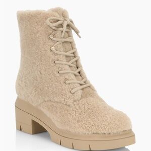 Stuart Weitzman Nisha Chill Shearling Booties Shearling Size 8C